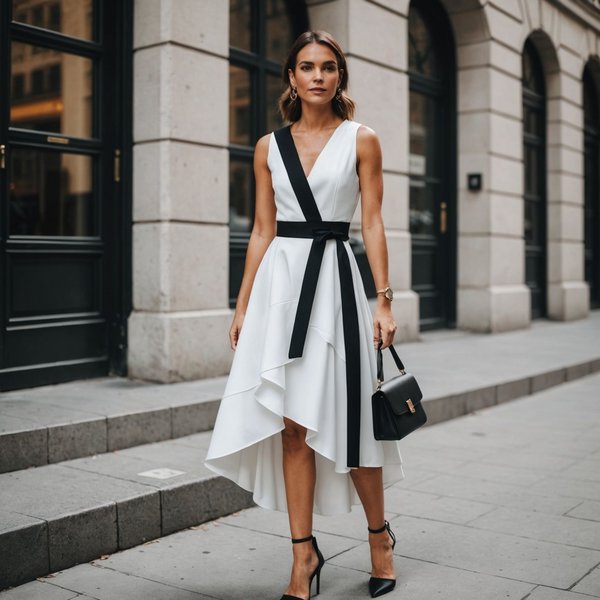 Comment porter des robes asymétriques pour des événements professionnels?