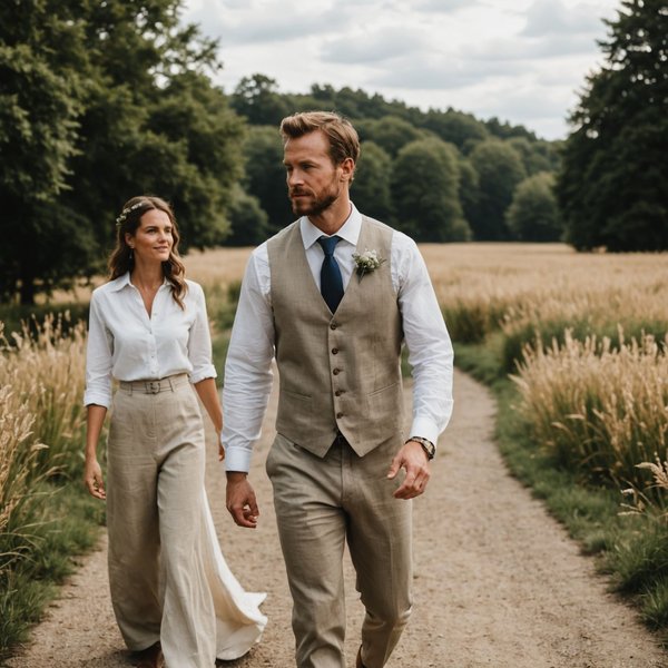 Comment choisir des vêtements en lin pour un mariage en plein air?